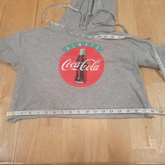 Cropped  sweatshirt Coca cola Hoodie - Picture 9 of 11